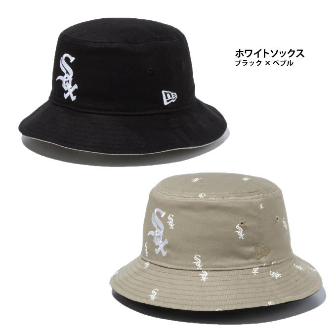 MLB球団ロゴを総柄デザインで表現したリバーシブルハット。NEW ERA