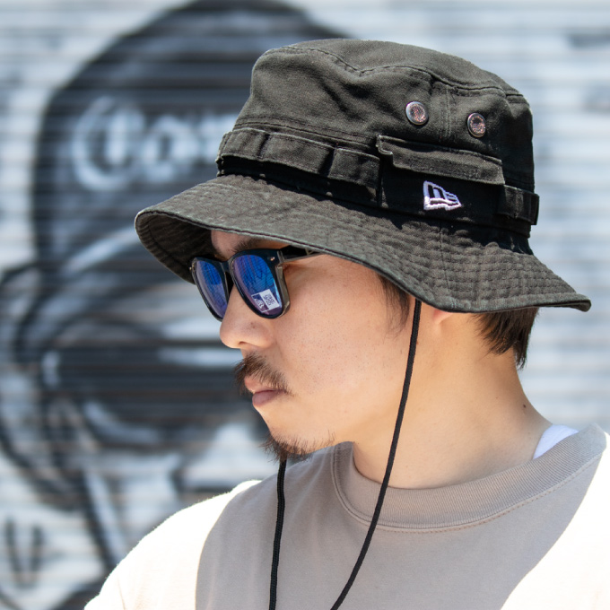 ダックコットン生地のアウトドア・キャンプ系ハット!! NEW ERA ニューエラ