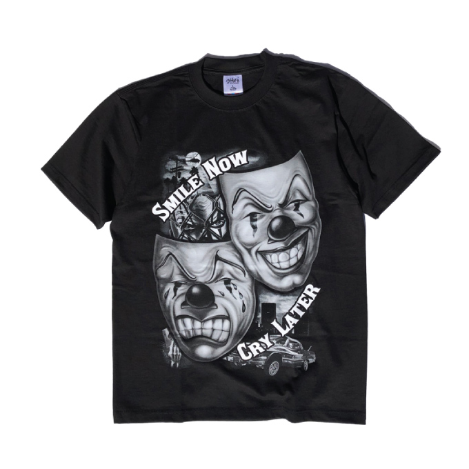 SMILE NOW CRY LATER】 TATTOOデザインの定番『TWO FACE』ビッグ