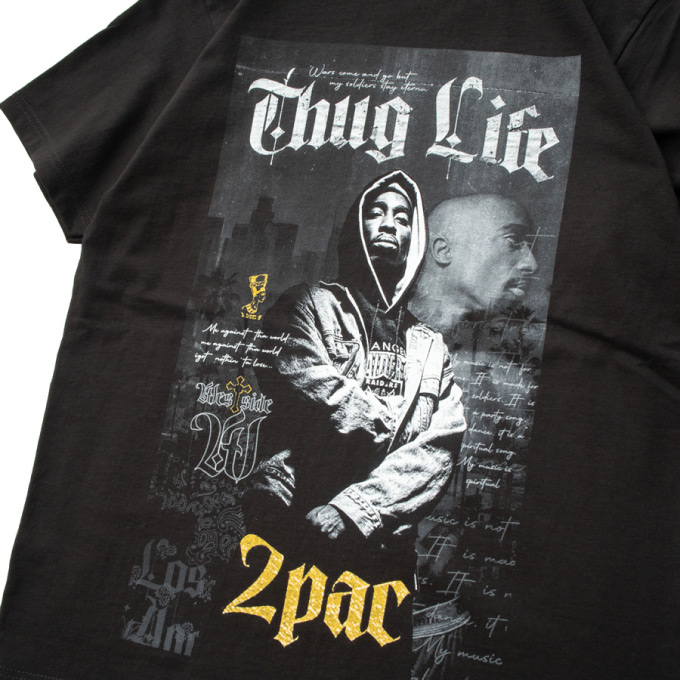 2pac トゥーパック 両面プリント 大判プリント バンドT ラップTシャツ ラップT メンズM /eaa350685