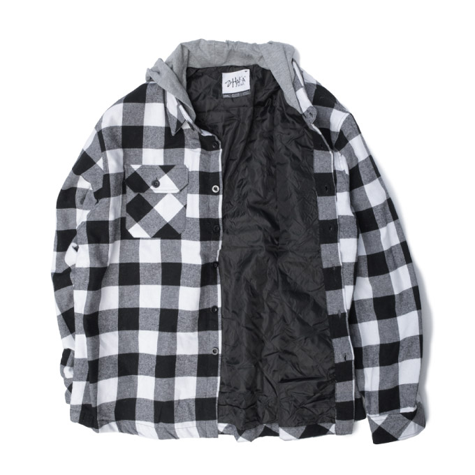 90's WESTCOASTファッションを彷彿させるフランネルシャツジャケット 