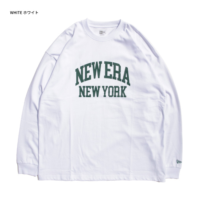 ブランドネームと創業地をカレッジ風にアレンジしたシリーズ。 NEWERA ニューエラ ロングTシャツ