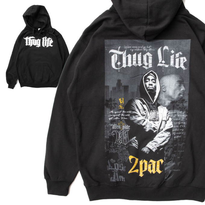 正規品 2PAC TUPAC トゥパック スウェットパーカーオリーブ カーキXL