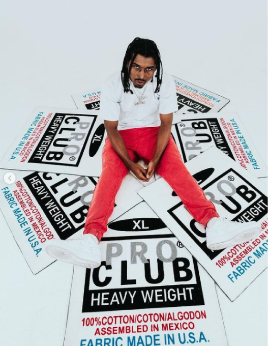 PRO CLUB - HEAVY WEGHT LABEL RUG ラグ-